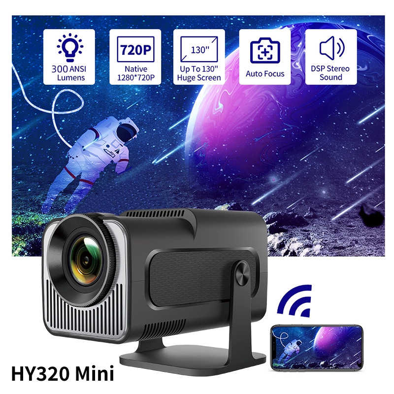 Home Cinema Compact - Salange HY320 MINI Android 14.0 Projector