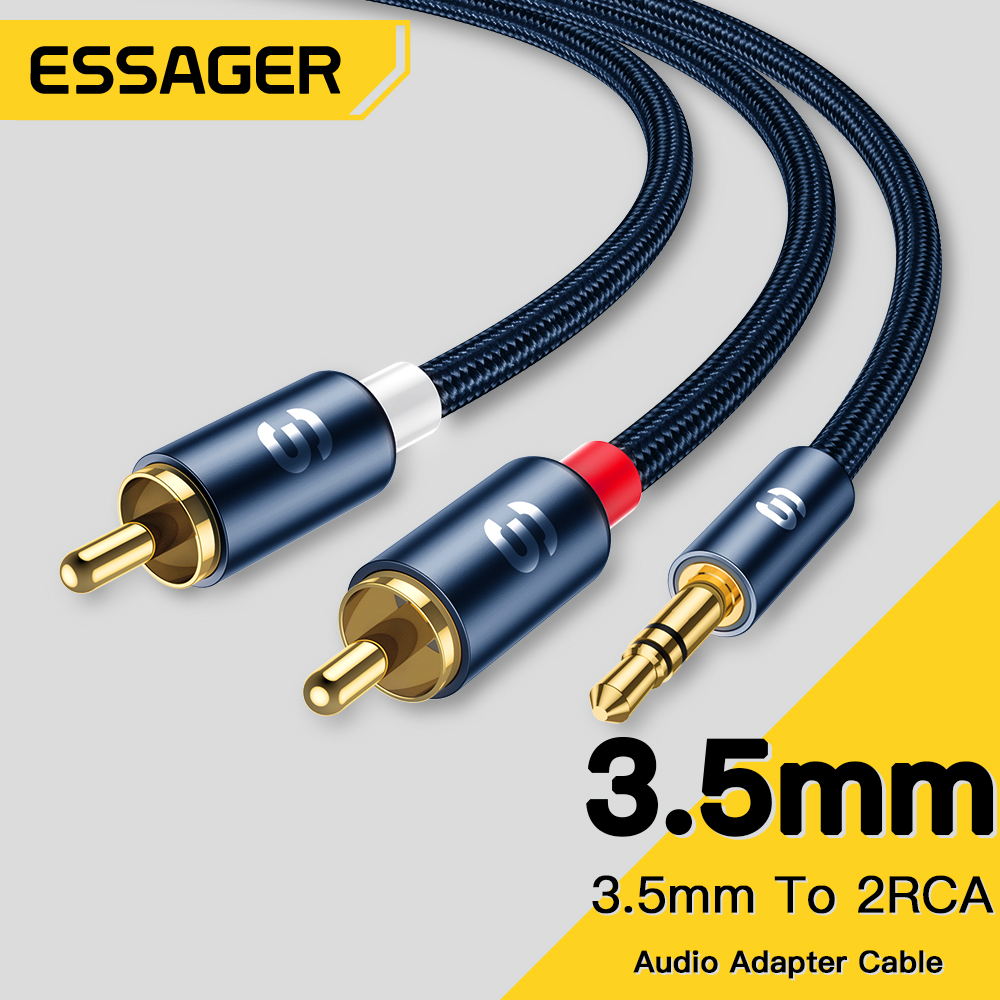 Home Cinema Unit - Essager Audio Cables 3.5mm Jack to