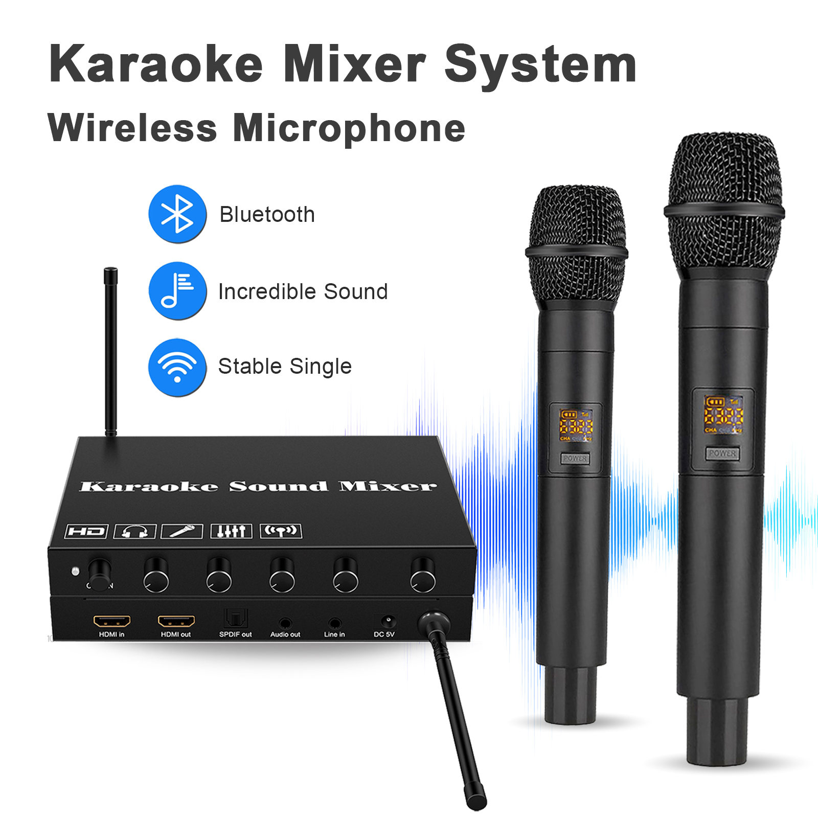 Video Home Cinema - HDMI Karaoke Player Mixer Home Theater