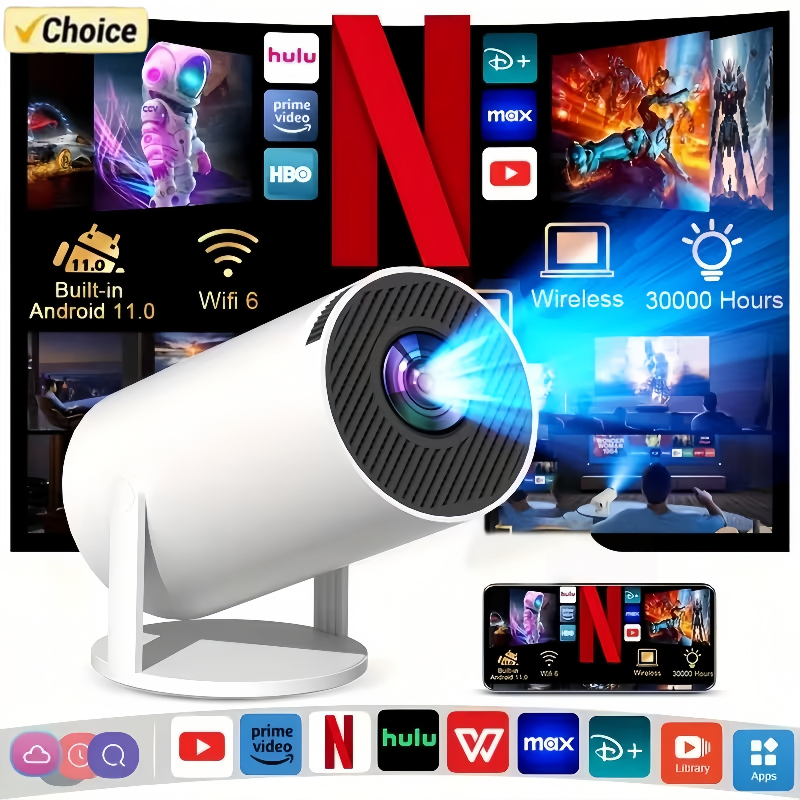 Home Cinema Compact - 2026 HY300 Outdoor portable LED Projector