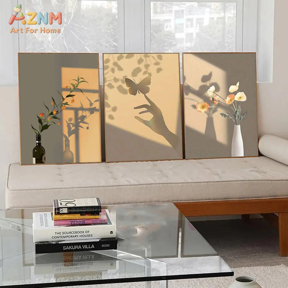 Home Cinema Wall - AZNM Sakura Villa Contemporary House Canvas