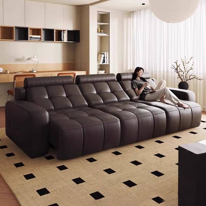 Home Cinema Sofa - Black Cheap Electric Recliner Sofas China