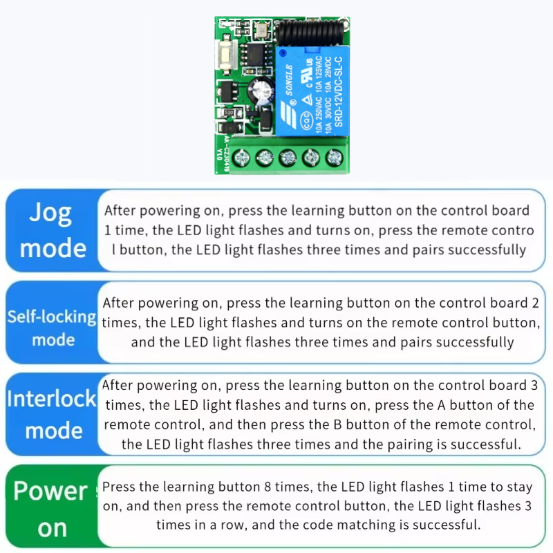433MHz DIY Wireless Switch DC  - Home Cinema Diy recension och pris