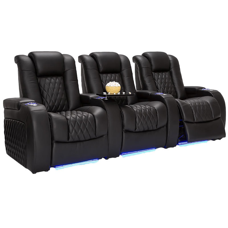 Genuine Leather Modern Home Th - Home Cinema Recliner Chairs recension och pris