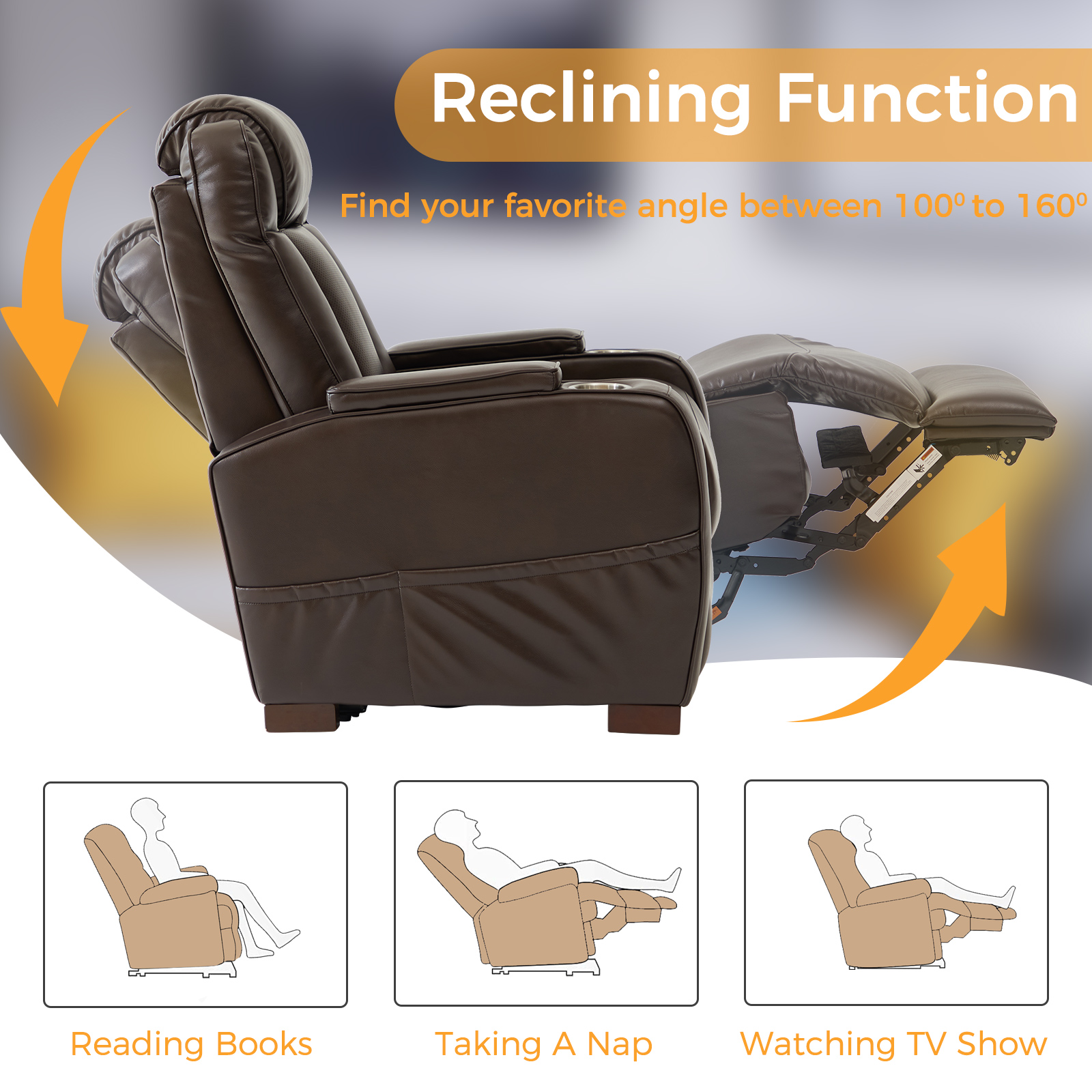Hot Sale Theater Seating Sofa  - Home Cinema Recliner Chairs recension och pris