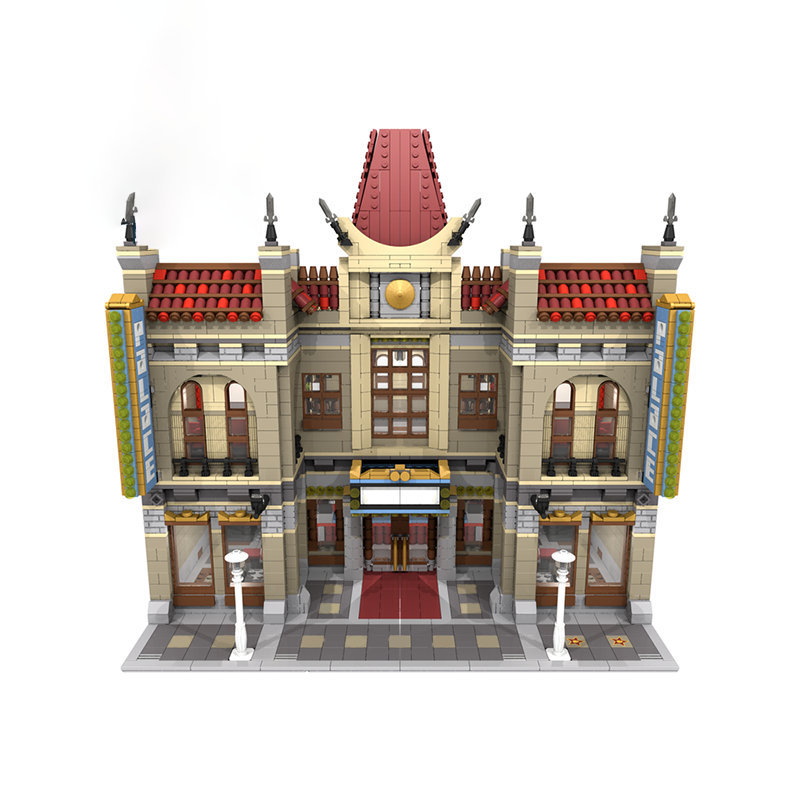 3486PCS MOC Street View Chines - Home Cinema Diy recension och pris