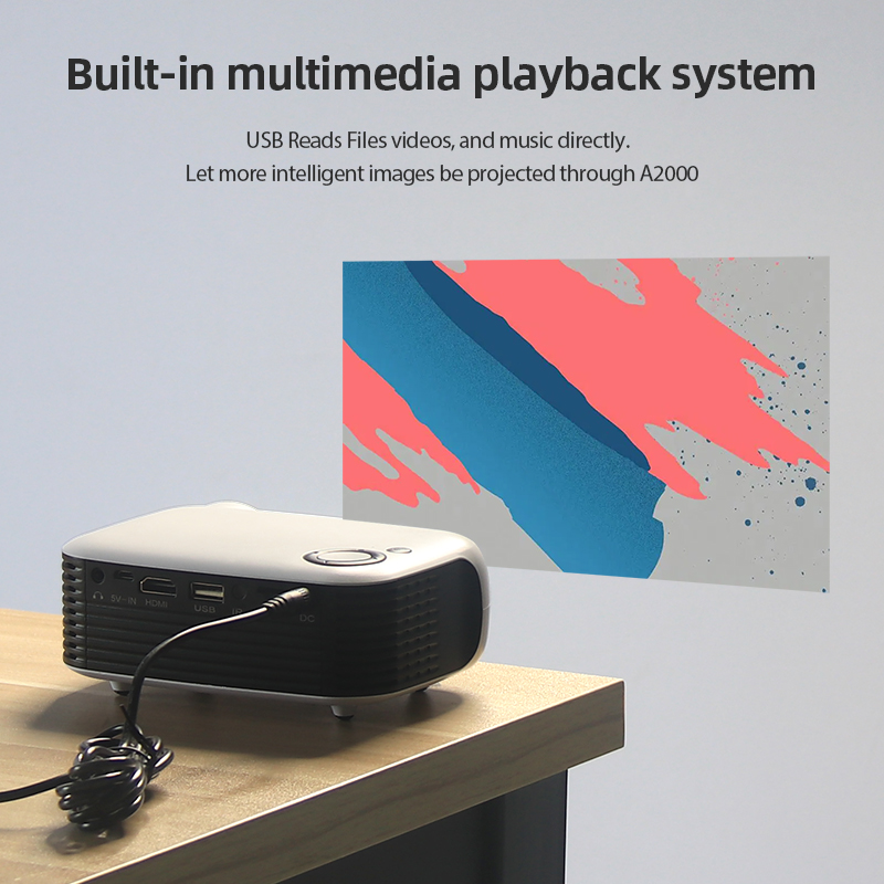 A2000 Mini Projector Portable  - Home Cinema Compact recension och pris
