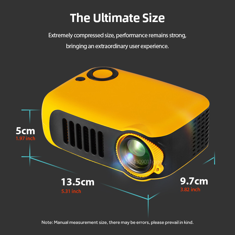 A2000 Mini Projector Portable  - Home Cinema Compact recension och pris