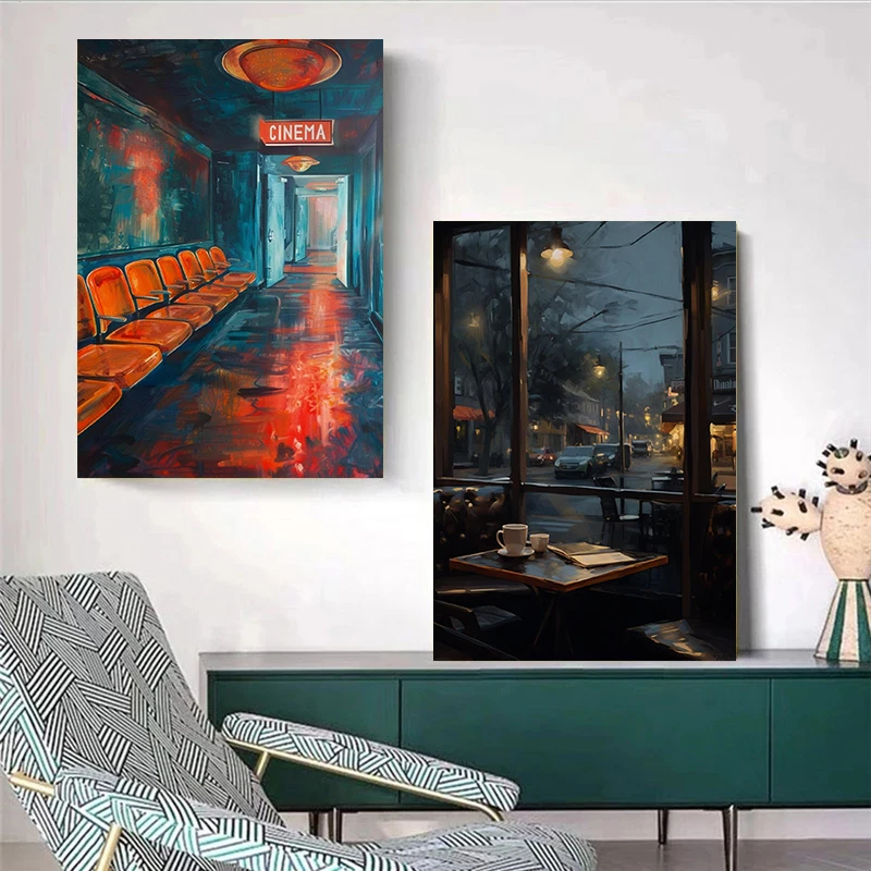 1pc frameless Moody Vintage Ni - Home Cinema Wall recension och pris