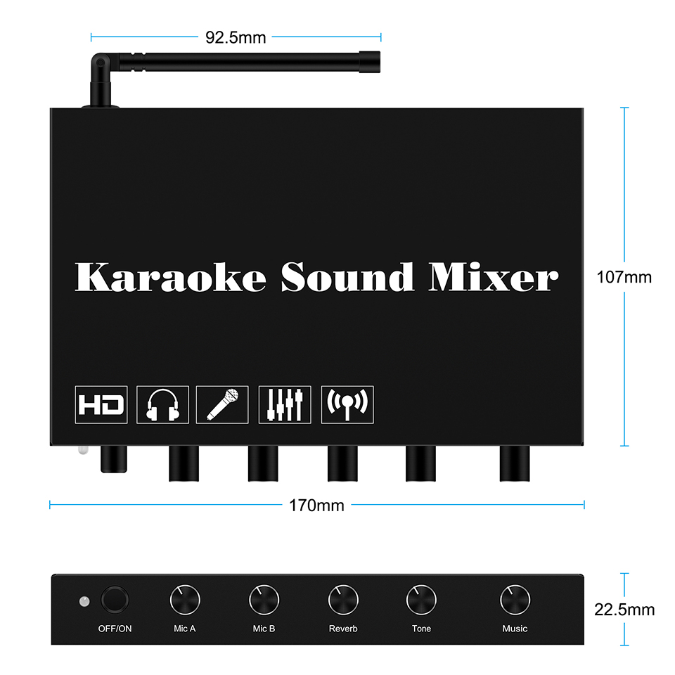 HDMI Karaoke Player Mixer Home - Video Home Cinema recension och pris