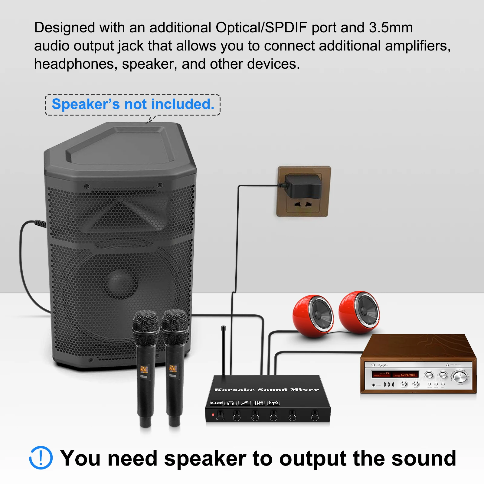 HDMI Karaoke Player Mixer Home - Video Home Cinema recension och pris