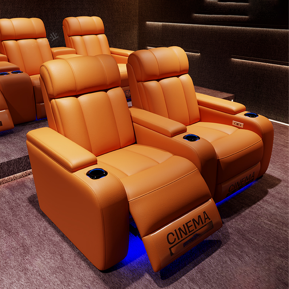 Linlimlam Luxury Genuine Leath - Home Cinema Recliner Chairs recension och pris