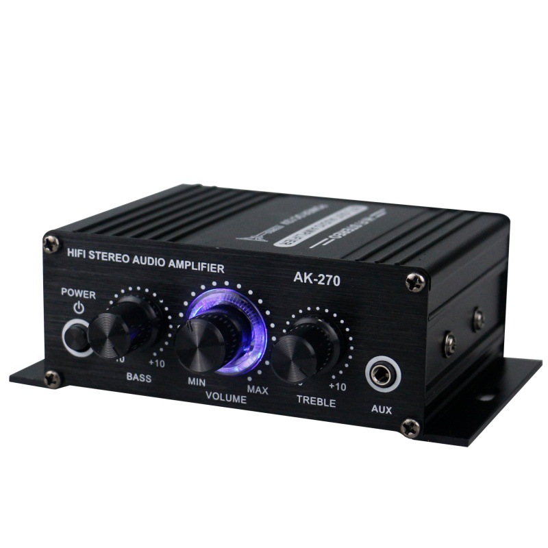 AK-270 HiFi Stereo Amplifier 4 - Home Cinema Theater recension och pris