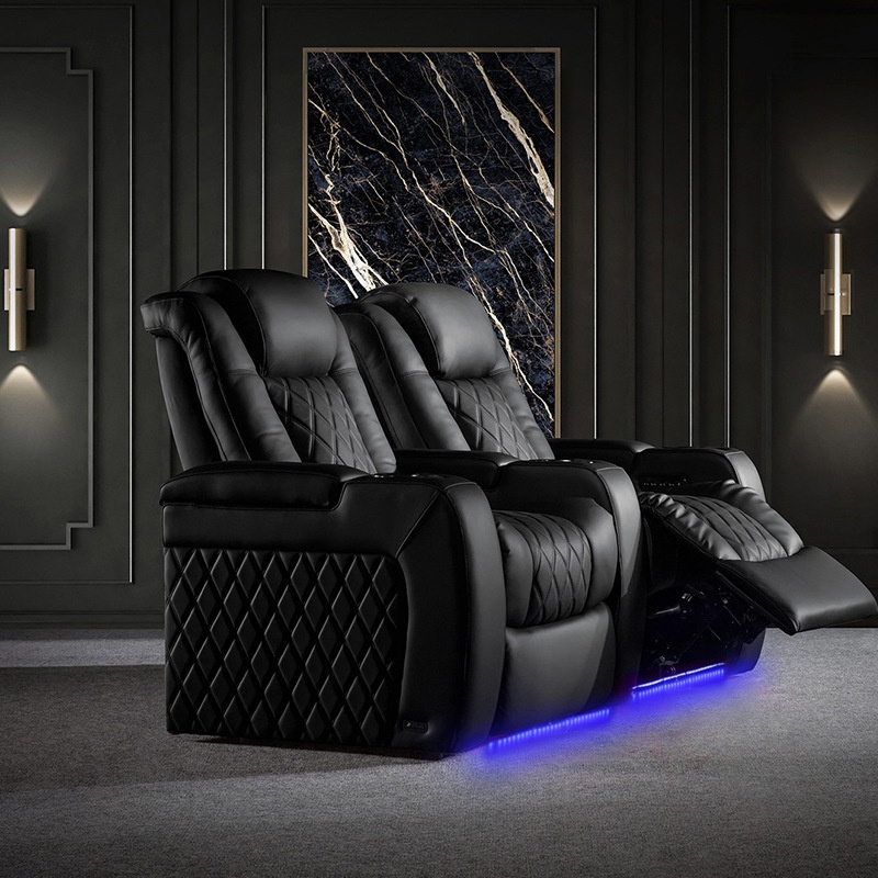 Modern Home Cinema Leather Ele - Home Cinema Sofa recension och pris