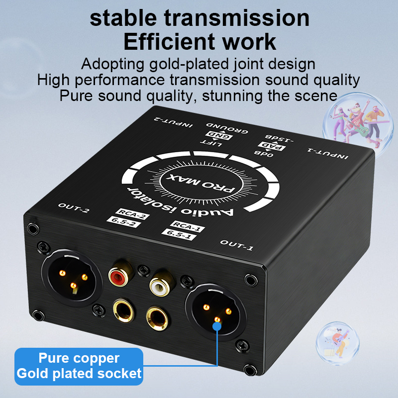 3Pin XLR/RCA/TS/TRS Ground Loo - Home Cinema Unit recension och pris