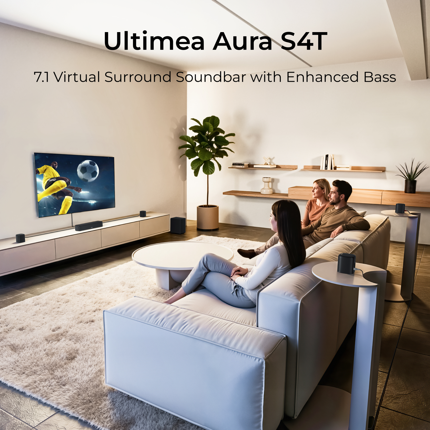 ULTIMEA 7.1ch Sound Bar with S - Home Cinema Theater recension och pris