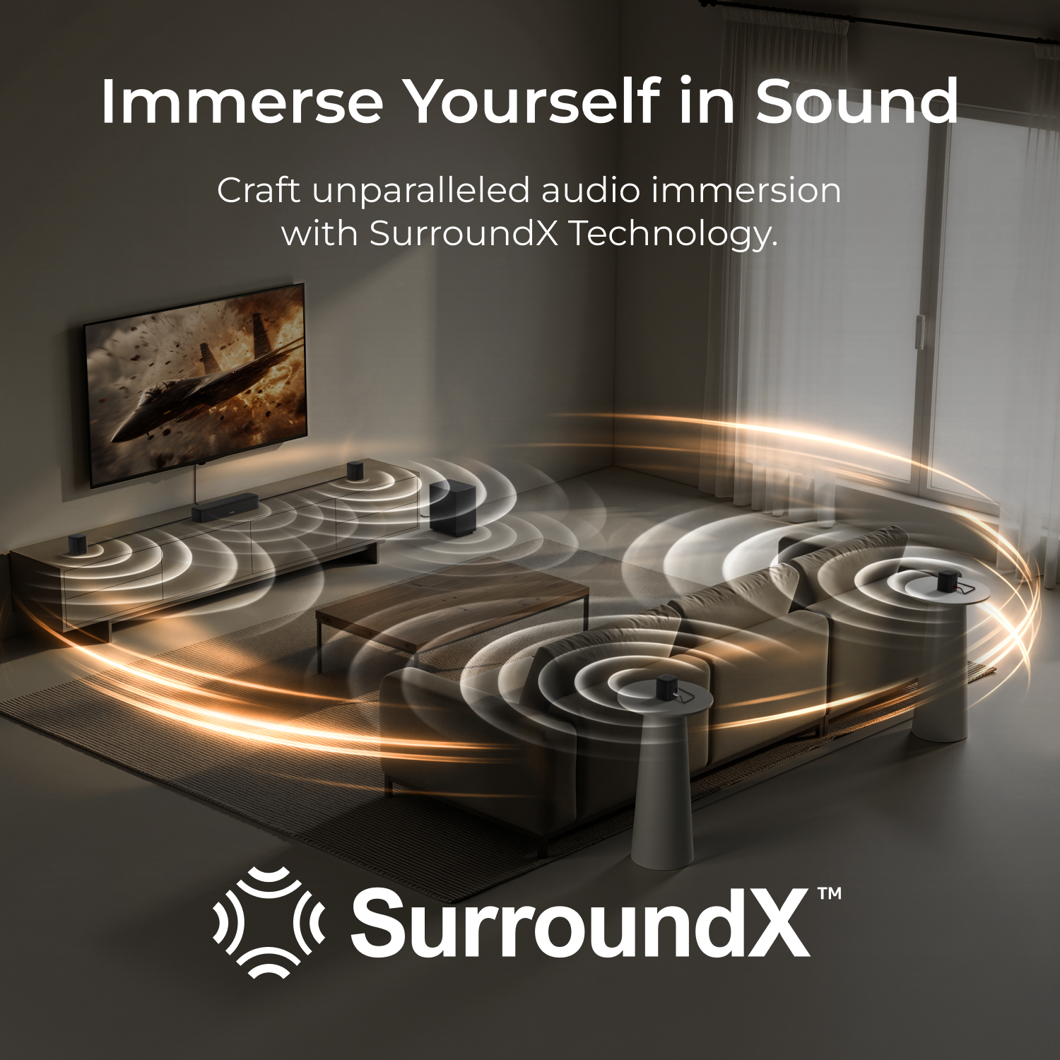 ULTIMEA 7.1ch Sound Bar with S - Home Cinema Theater recension och pris
