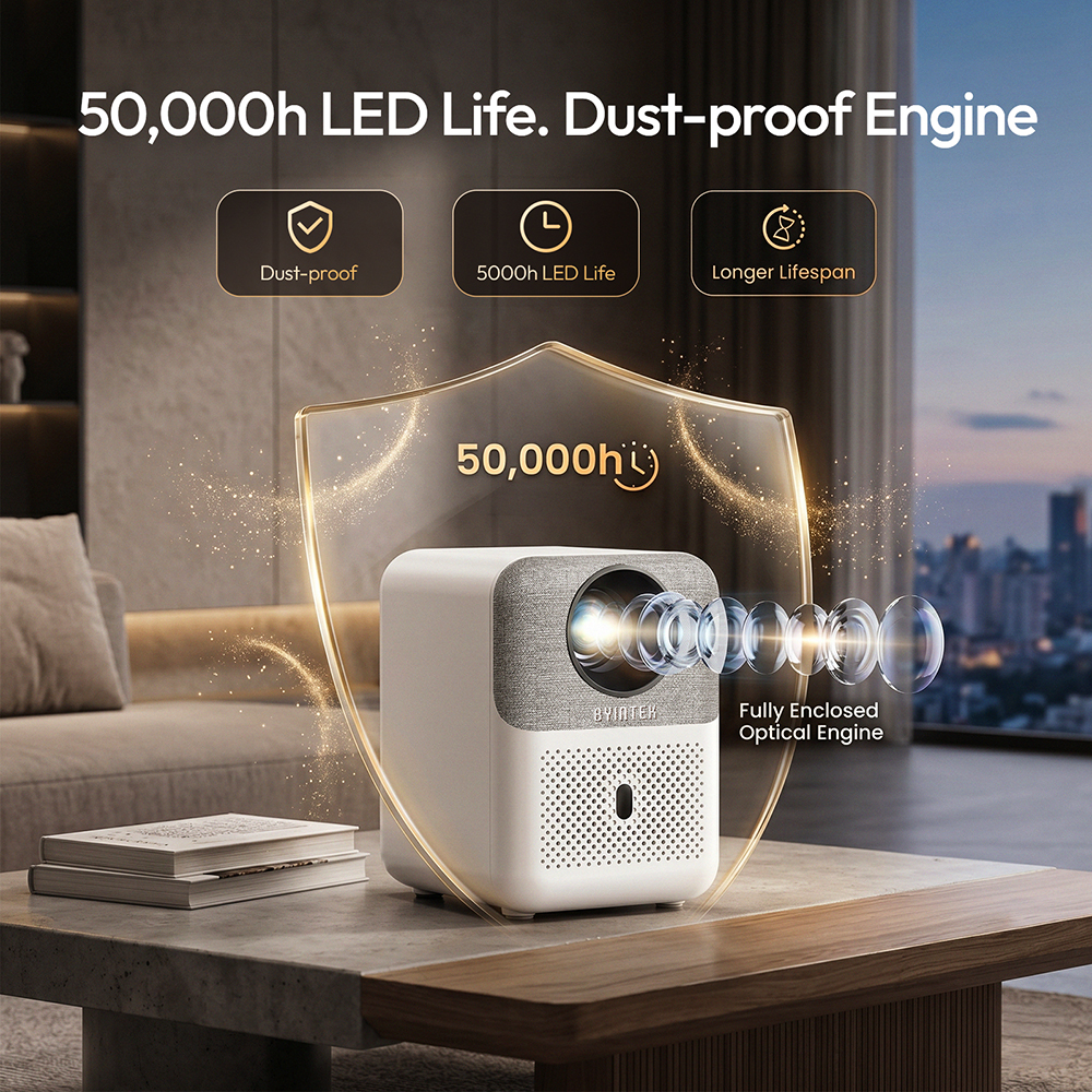 BYINTEK Full HD Mini Projector - Video Home Cinema recension och pris