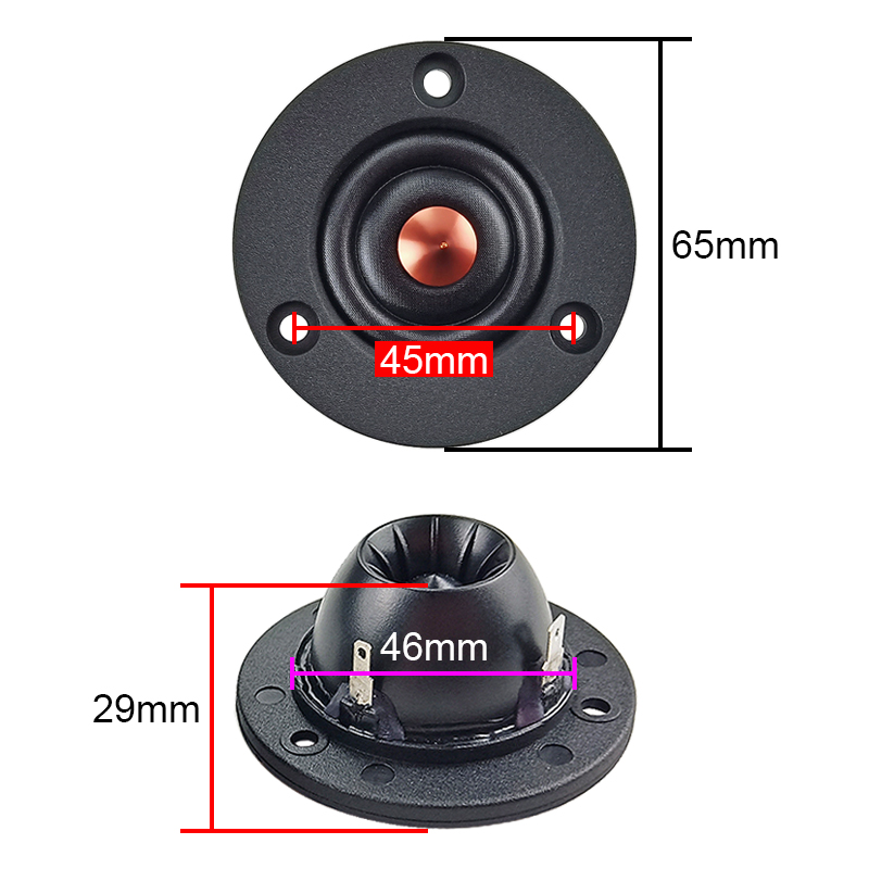 GHXAMP 2 Inch 65mm Dome Tweete - Home Cinema Unit recension och pris