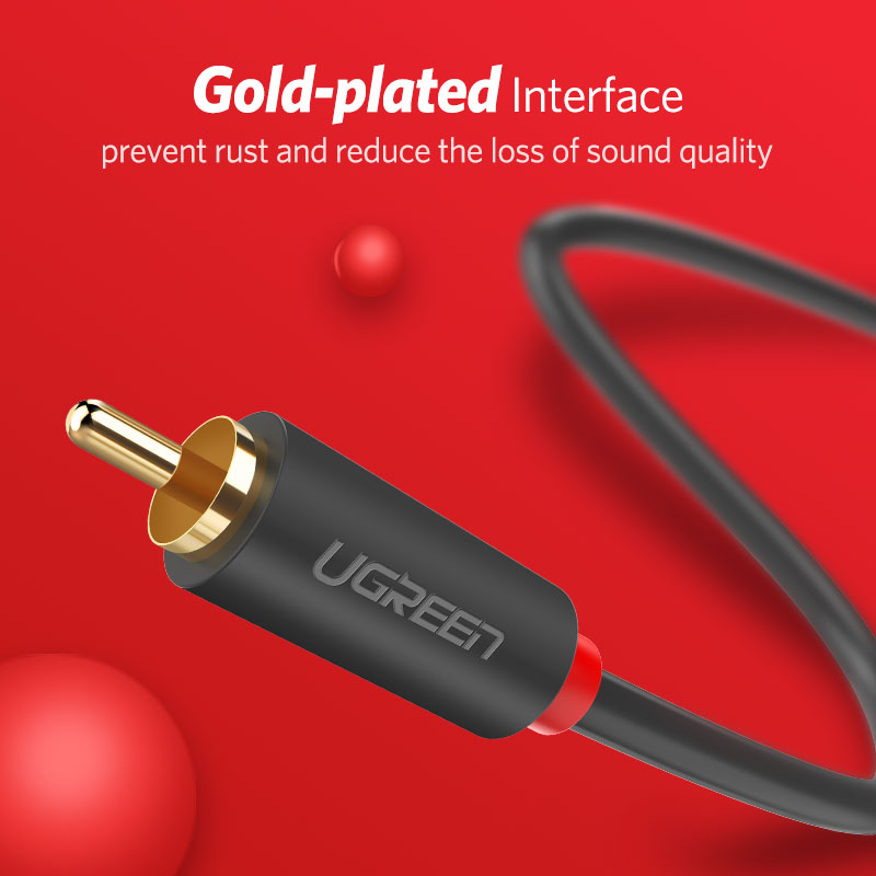 UGREEN 2RCA to 2 RCA Male to M - Home Cinema Unit recension och pris