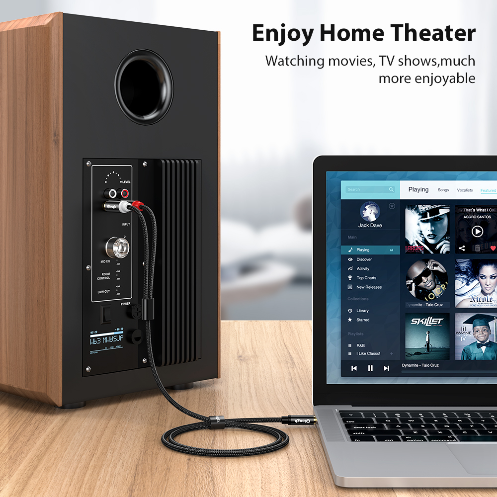 Elough RCA Cable AUX RCA Speak - Home Cinema Unit recension och pris