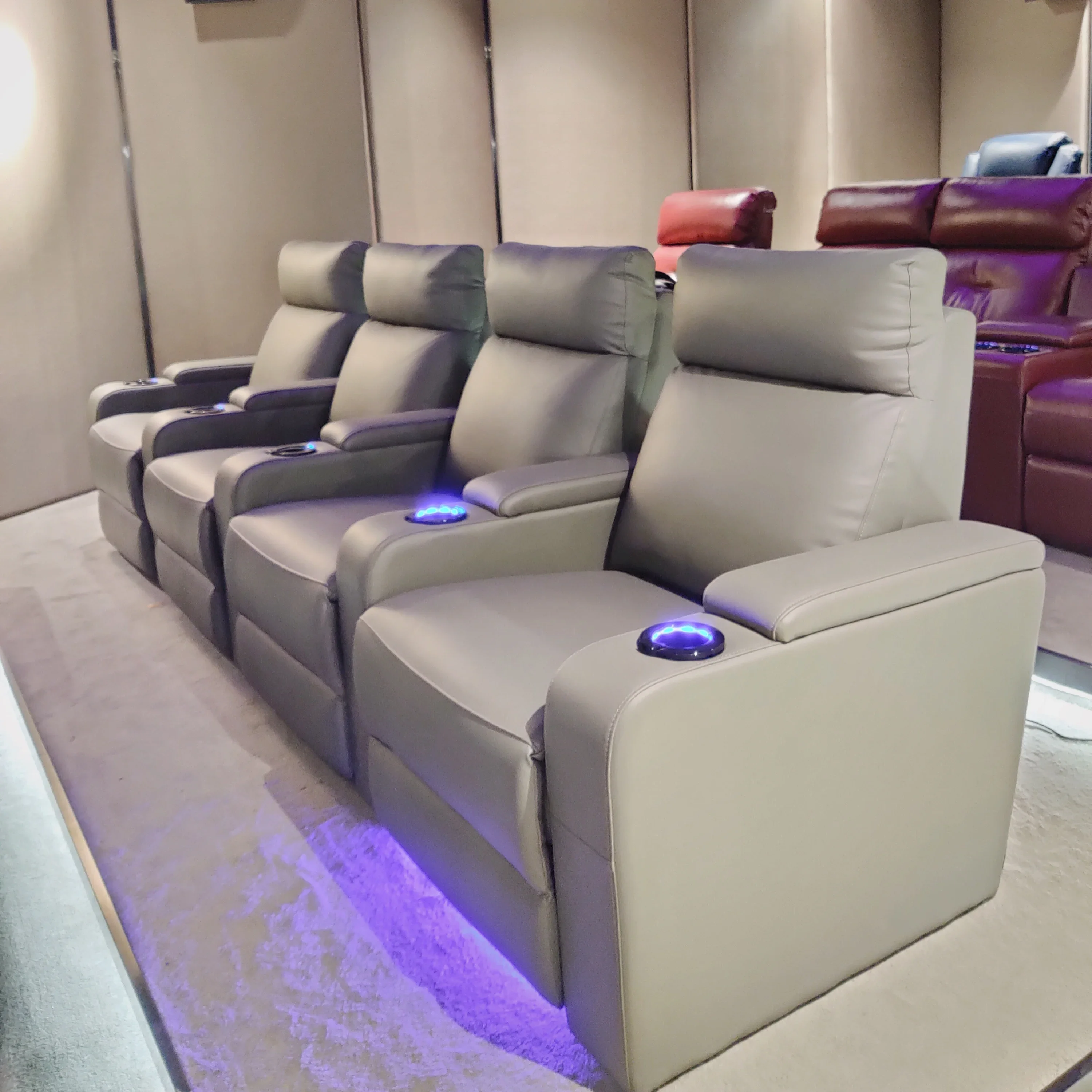 2026 Luxury Recliner Leather S - Home Cinema Sofa recension och pris