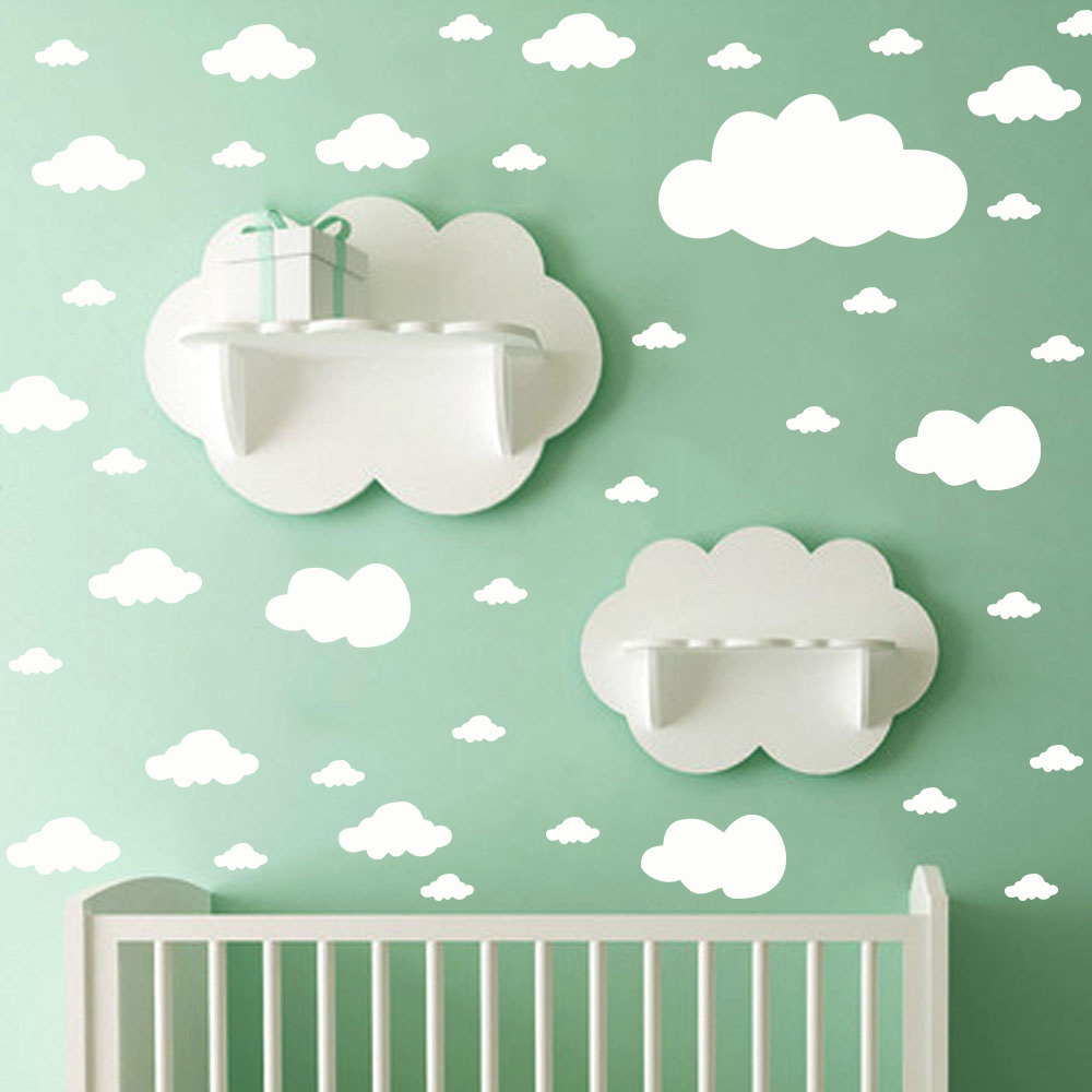 68 Pcs Cloud Wall Sticker Diy  - Home Cinema Wall recension och pris