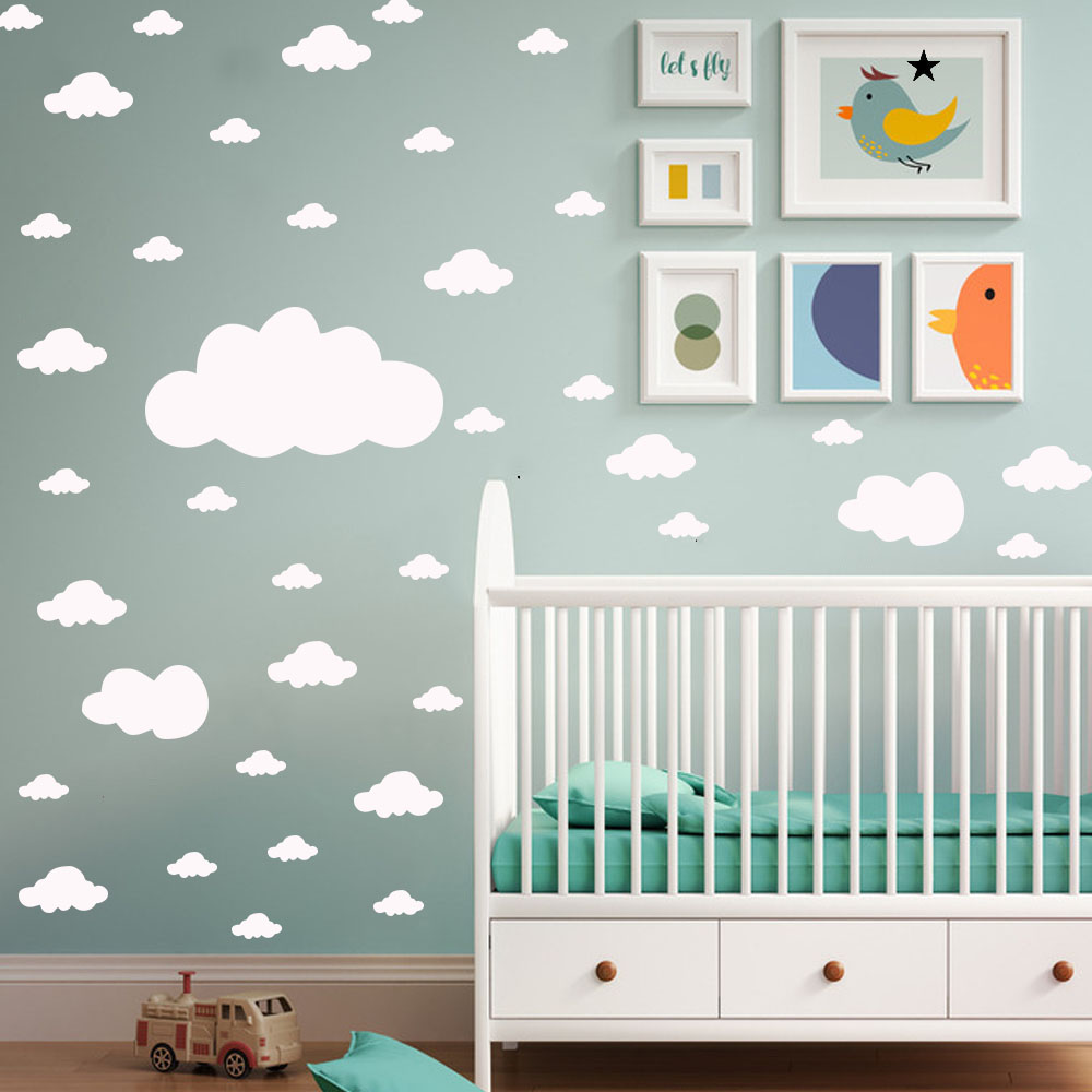 68 Pcs Cloud Wall Sticker Diy  - Home Cinema Wall recension och pris