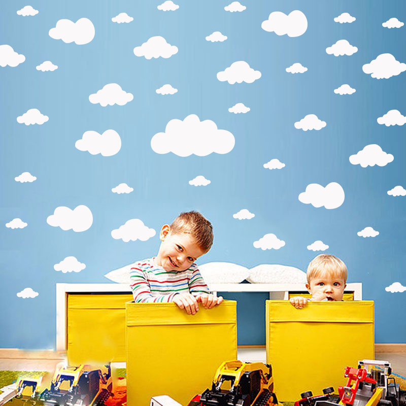 68 Pcs Cloud Wall Sticker Diy  - Home Cinema Wall recension och pris