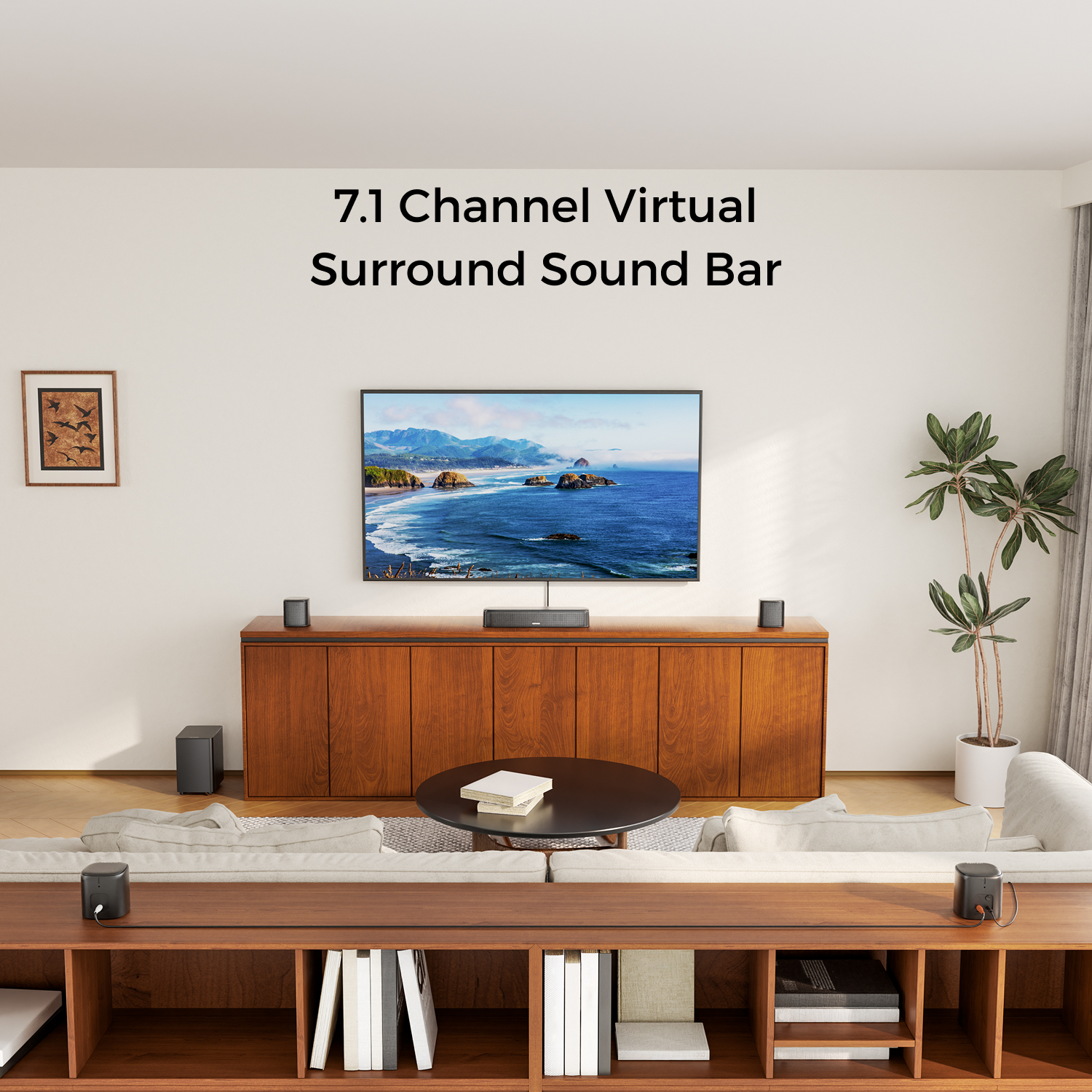 ULTIMEA 7.1 Channel Sound Bar  - Home Cinema Theater recension och pris