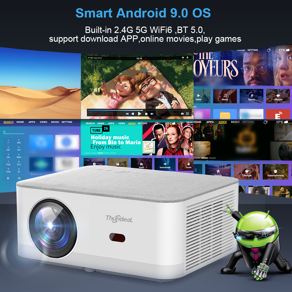 ThundeaL TD92 Pro Full HD Proj - Video Home Cinema recension och pris