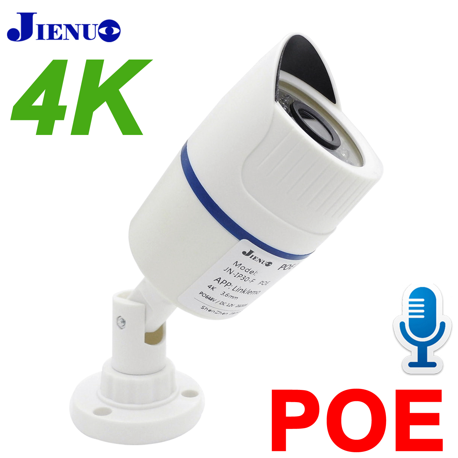 JIENUO 4K Poe Camera IP Outdoo - Home Cinema Sony recension och pris