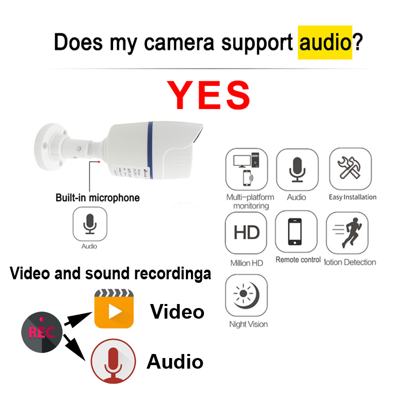 JIENUO 4K Poe Camera IP Outdoo - Home Cinema Sony recension och pris