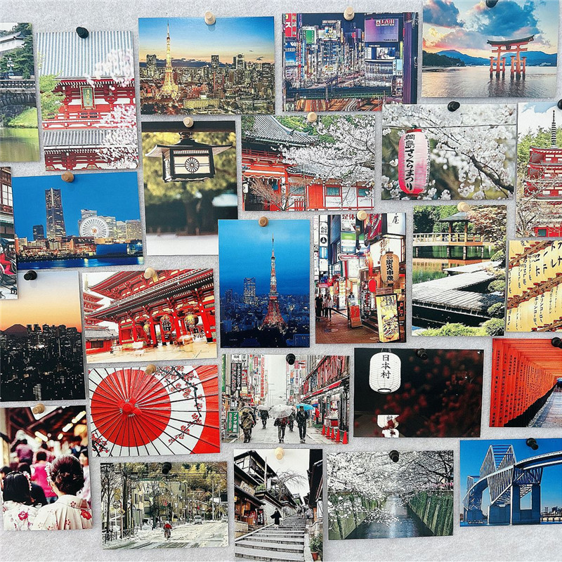 30Pcs 10x14cm Travel Landscape - Home Cinema Wall recension och pris