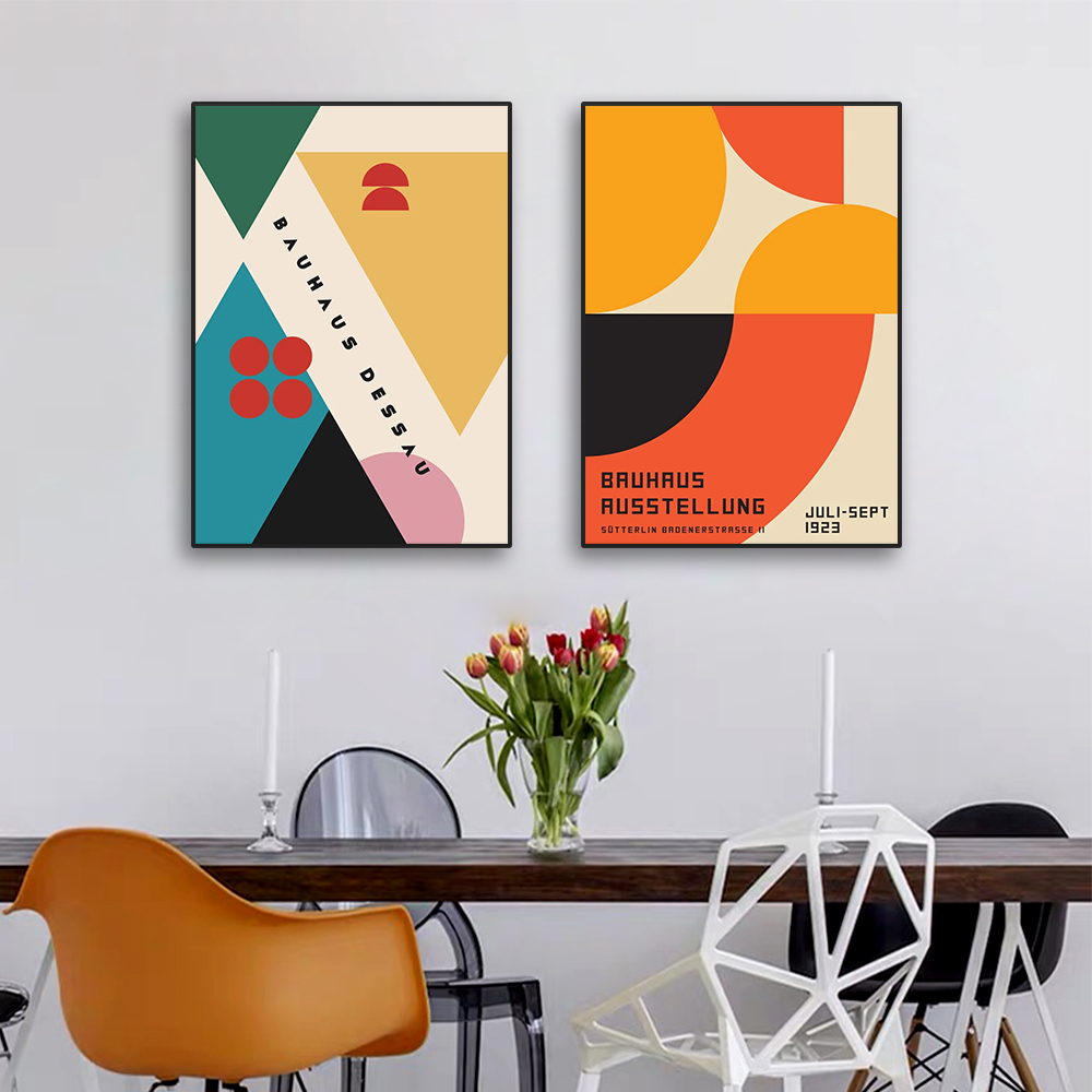 Modern Abstract Bauhaus Archit - Home Cinema Wall recension och pris