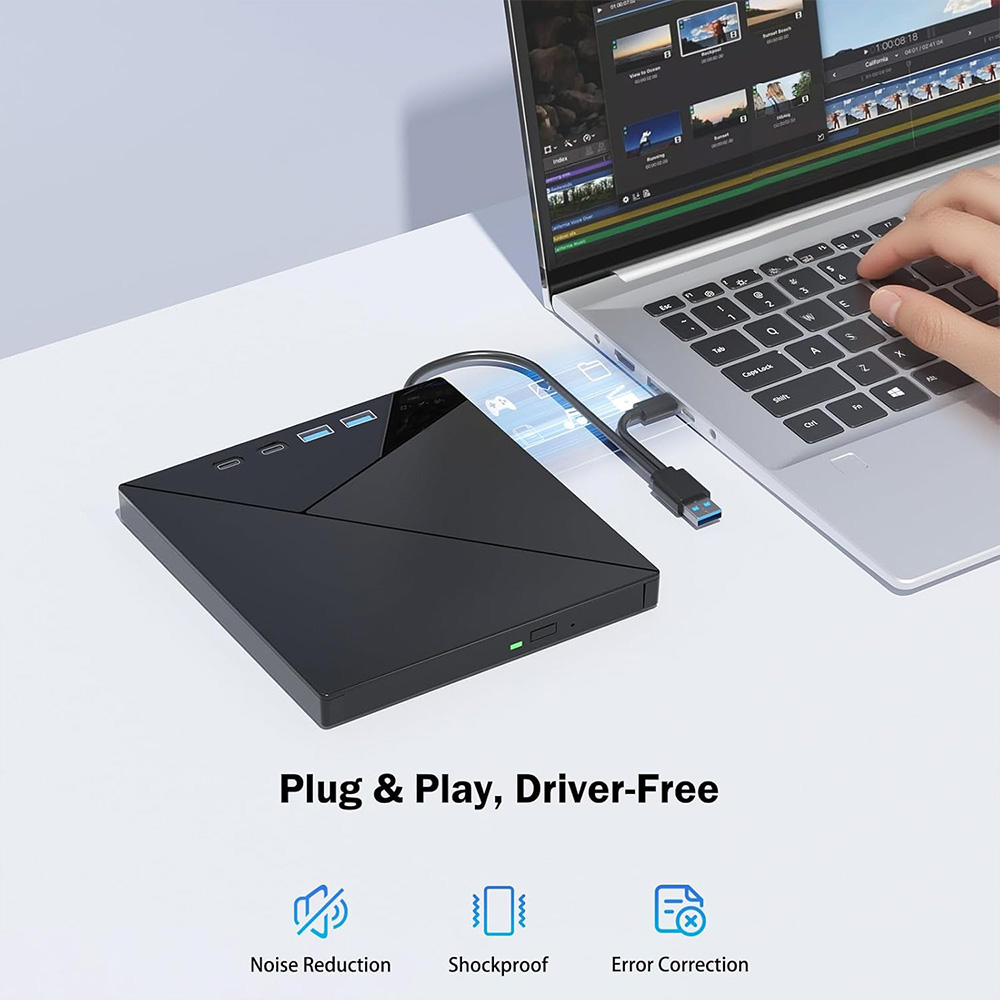 External CD/DVD Drive for Lapt - Blu Ray Disc Player recension och pris
