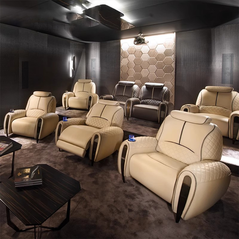 Luxury Electric Recliner Theat - Home Cinema Sofa recension och pris