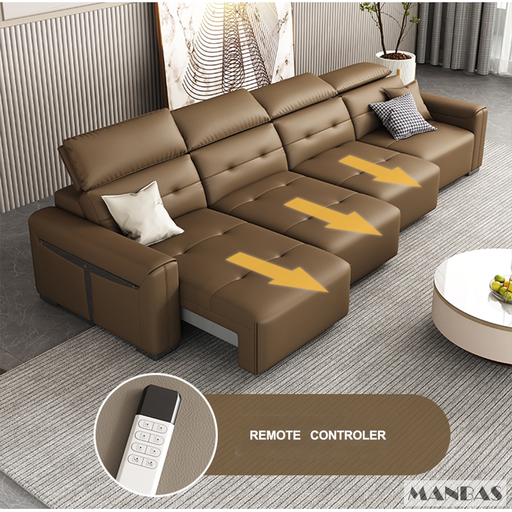 Genuine Leather Electric Conve - Home Cinema Sofa recension och pris