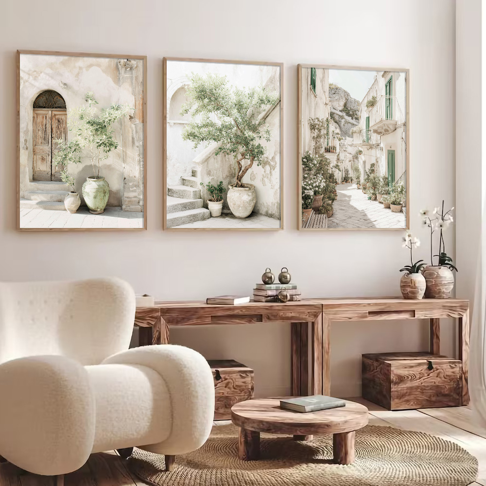 3pcs Set Unframed Italy Medite - Home Cinema Wall recension och pris