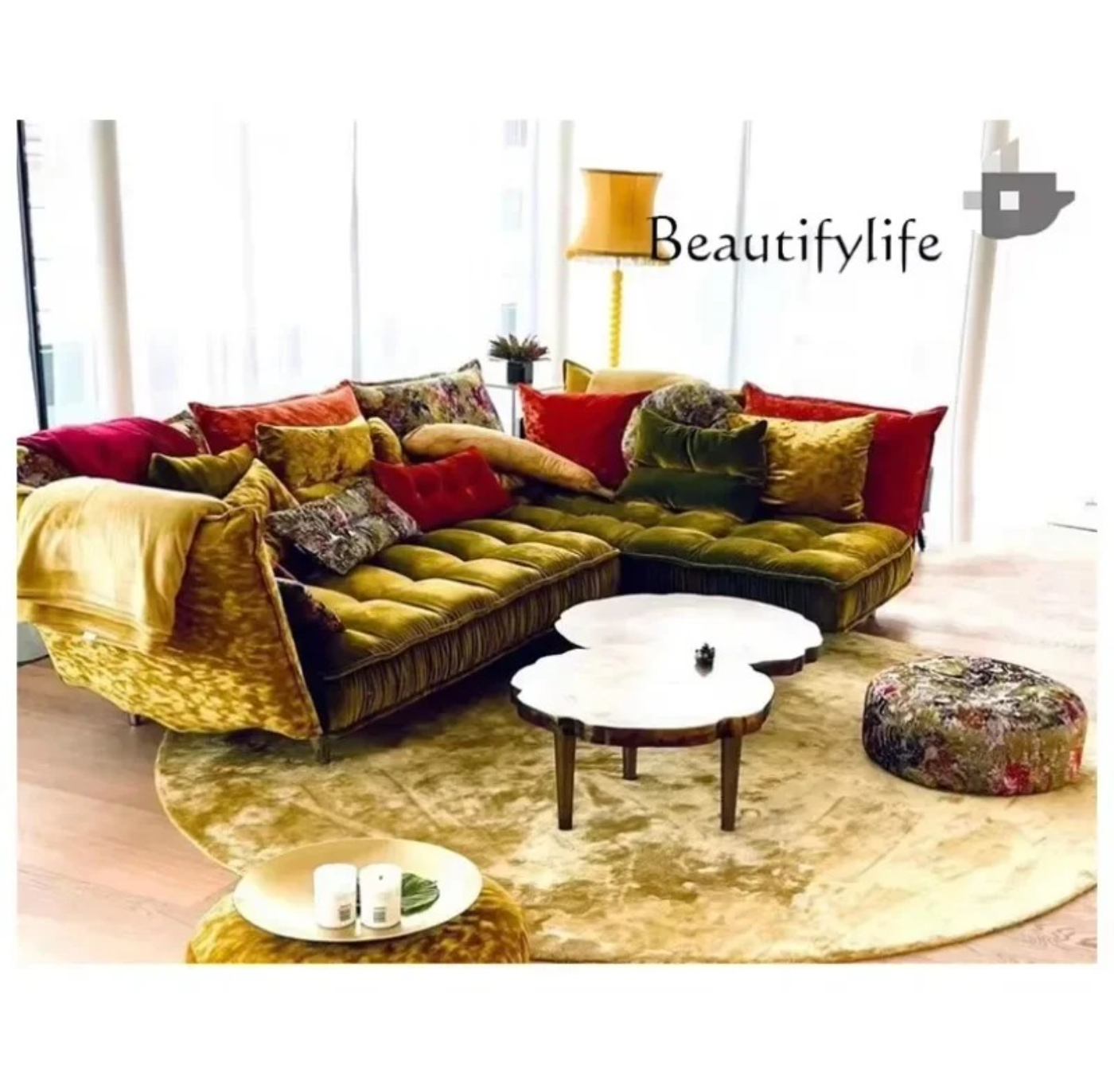 Custom. French Modern Simple L - Home Cinema Sofa recension och pris