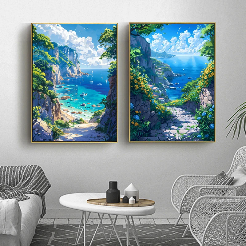 1pc frameless Canvas Painting  - Home Cinema Wall recension och pris