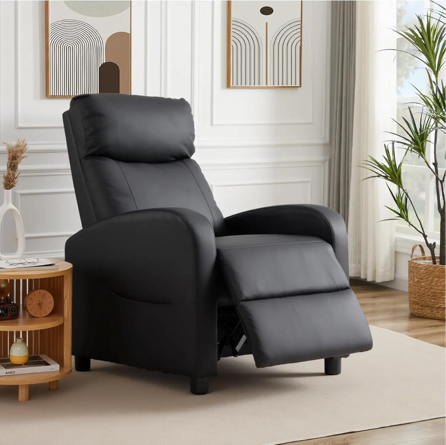 Recliner Chair PU Leather Recl - Home Cinema Sofa recension och pris